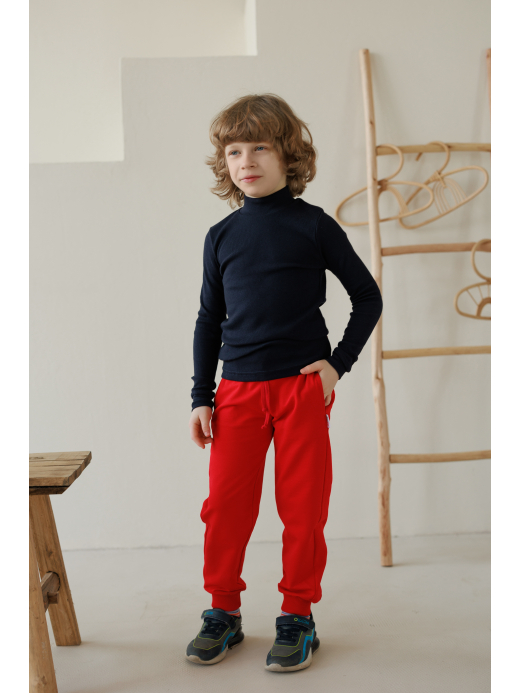  Pantaloni (2-8 ani) ( Roșu 6 ani / 116 cm)