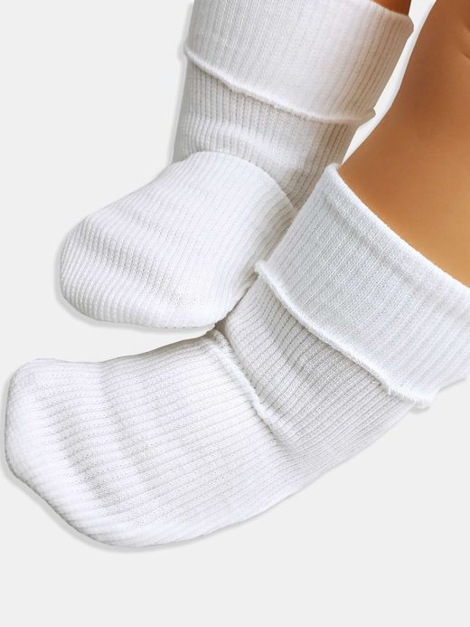  Socks for newborns ( Alb 0 luni / 50 cm)