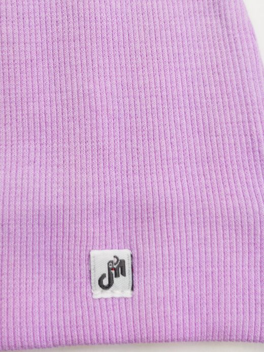  Girls ribbed jersey hat (1-8 years) ( Violet 7 - 8 ani)