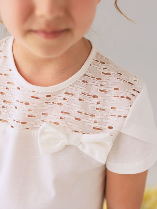  Хлопковая блузка (2-8 лет) ( Crem 7 ani / 122 cm)