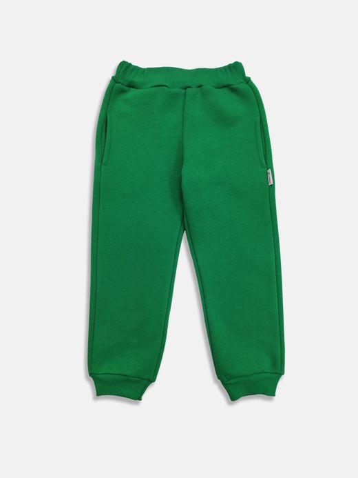  Trousers brushed inside (1-8 years) ( Verde 3 ani / 98 cm)