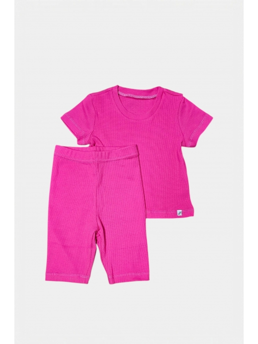   Set două piese (2-6 ani) ( Fucsia 2 ani / 92 cm)