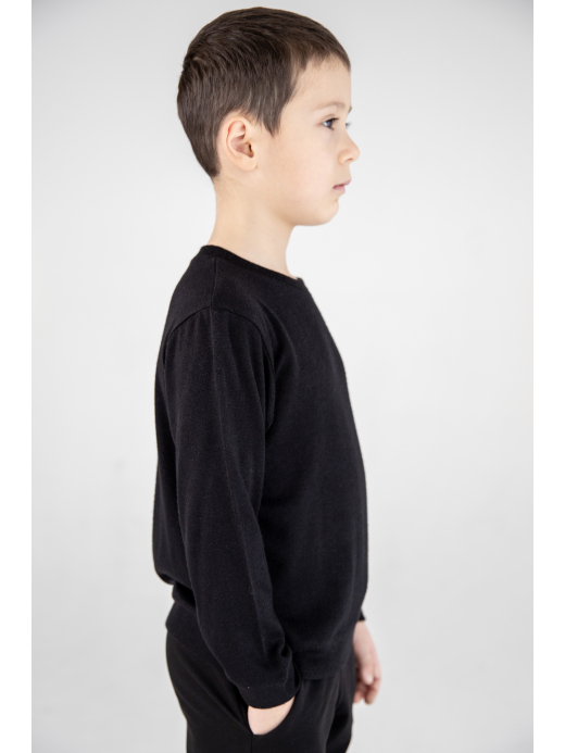  Pulover (2-8 ani) ( Negru 5 ani / 110 cm)