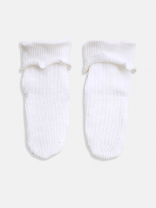  Ciorapi bebeluș ( Alb 0 luni / 50 cm)