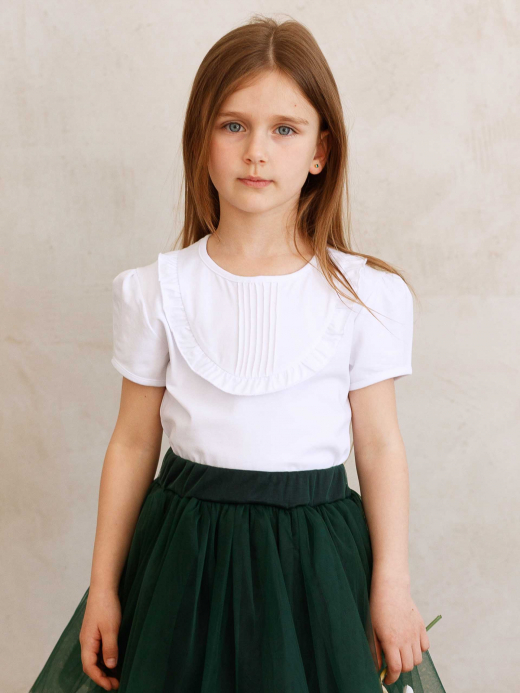  Bluză (1-8 ani) ( Alb 6 ani / 116 cm)