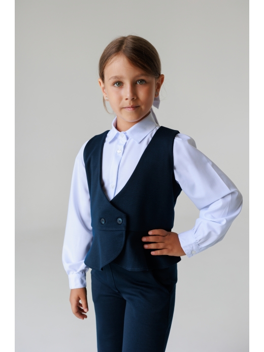 Vest (9-12 years) ( Albastru închis 10 ani / 140 cm)