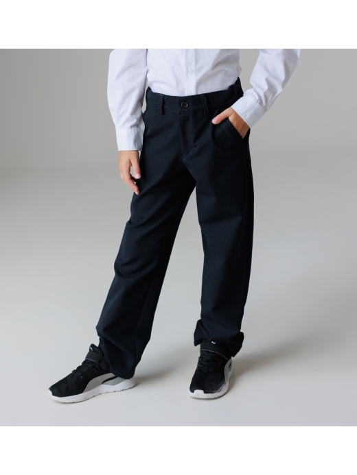  Pantaloni eleganți (7-12 ani) ( Albastru închis 7 ani / 122 cm)