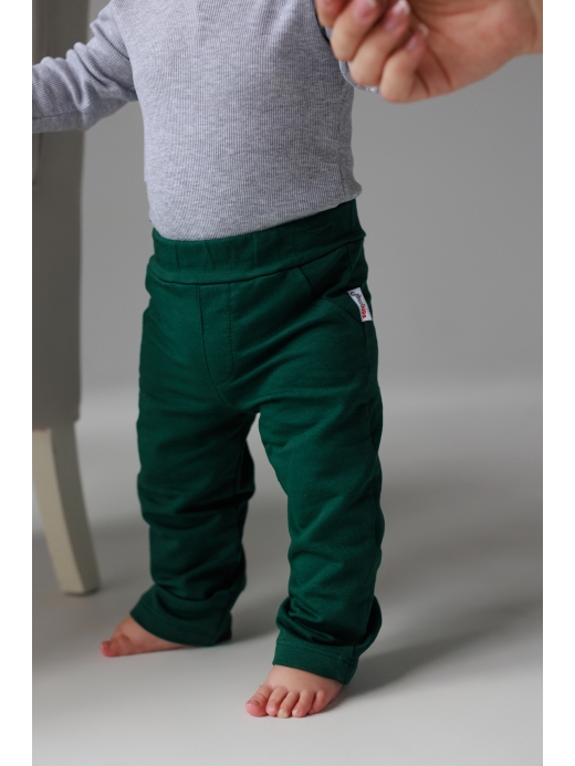  Pantaloni (62 - 92 cm) ( Verde 3 luni / 62 cm)