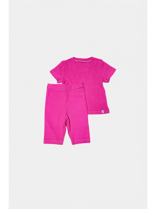   Set două piese (2-6 ani) ( Fucsia 2 ani / 92 cm)