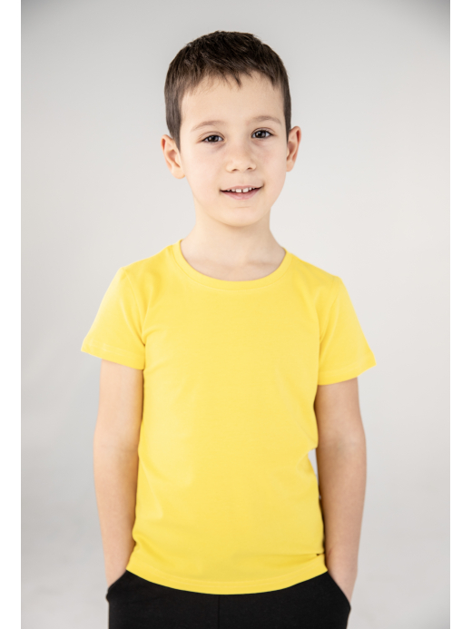  Short sleeves T-shirt (2-12 years) ( Galben 5 ani / 110 cm)
