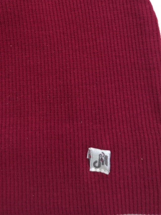  Ribbed jersey hat (1-8 years) ( Bordo 5 - 6 ani)