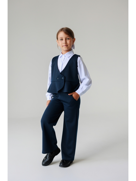  Vest (9-12 years) ( Albastru închis 10 ani / 140 cm)