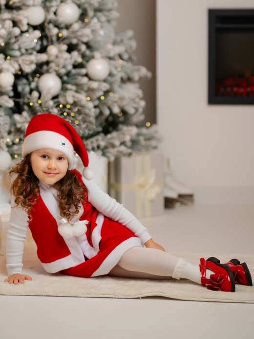  Set Crăciuniță  ( Roșu 1-2 ani (80-92 cm))