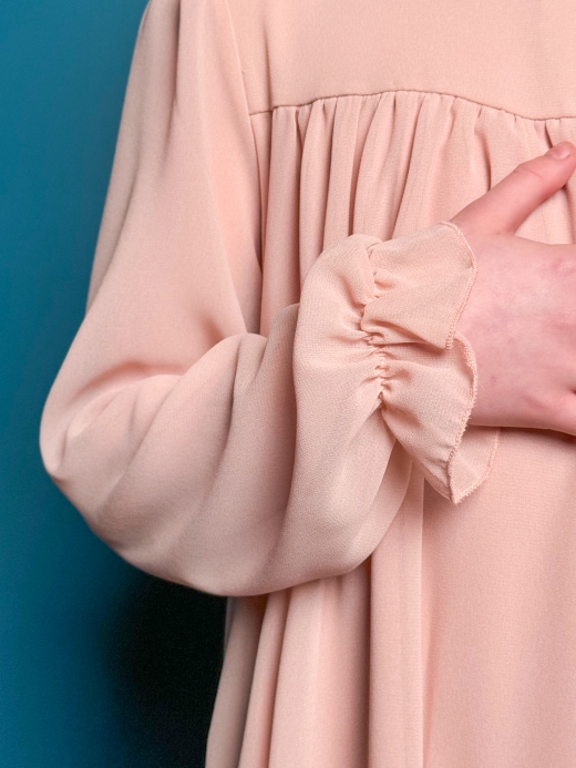  Rochie ( 3 - 8 ani) ( Pudra 6 ani / 116 cm)