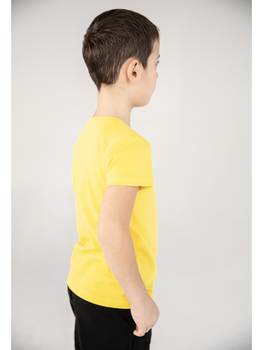  Tricou mânecă scurtă (2-12 ani) ( Galben 5 ani / 110 cm)