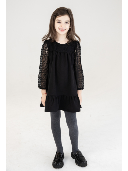  Модное черное платье ( Negru 4 ani / 104 cm)