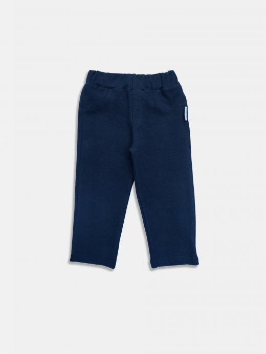  Trousers brushed inside ( Albastru închis 9 luni / 74 cm)