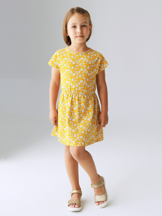  Dress (2-8 years) ( Galben 7 ani / 122 cm)
