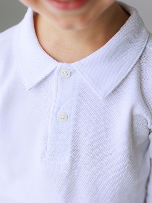  Polo shirt (1-8 years) ( Alb 8 ani / 128 cm)