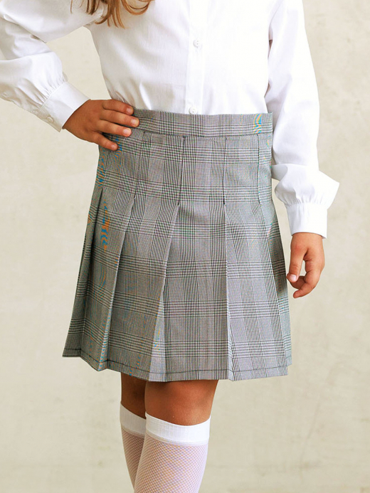  Pleated skirt (7-9 years) ( Gri 9 ani / 134 cm)