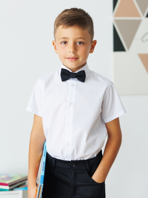  Рубашка с коротким рукавом (7-12 лет) ( Alb 7 ani / 122 cm)