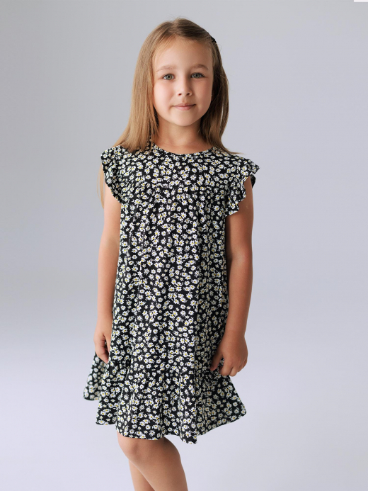  Dress (2-8 years) ( Negru 7 ani / 122 cm)