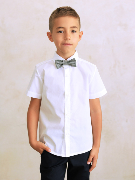  Рубашка с коротким рукавом (7-12 лет) ( Alb 12 ani / 152 cm)