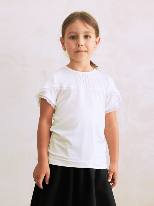  Блузкa (7-12 лет) ( Crem 9 ani / 134 cm)