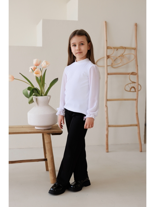  Pantaloni (7-12 ani) ( Negru 8 ani / 128 cm)