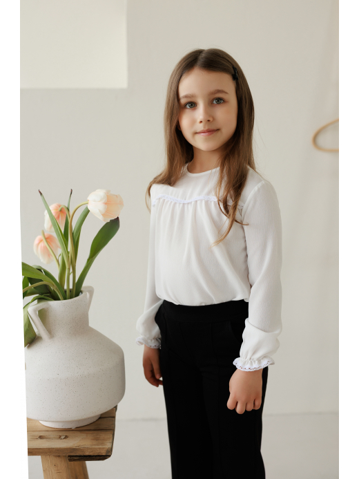  Блузка (4-6 лет) ( Crem 6 ani / 116 cm)