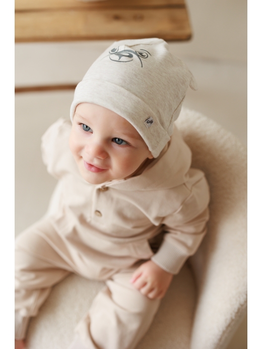  Hat  (3-12 months) ( Capucino 3 luni / 62 cm)