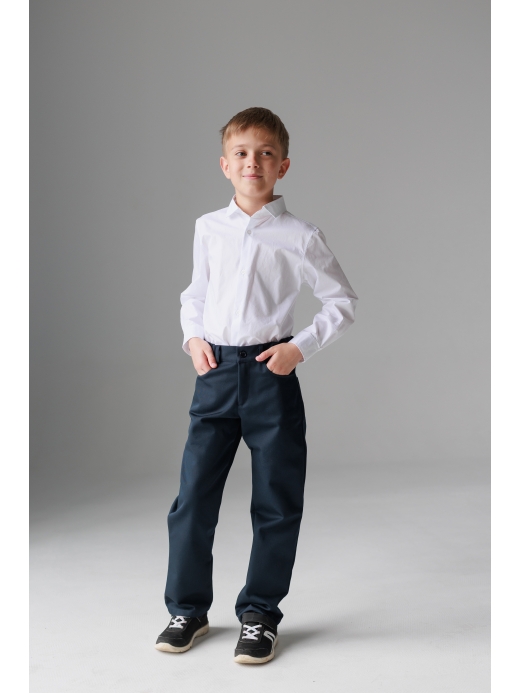  Pantaloni (7-12 ani) ( Albastru închis 8 ani / 128 cm)