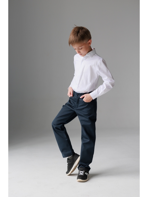  Pantaloni (7-12 ani) ( Albastru închis 8 ani / 128 cm)