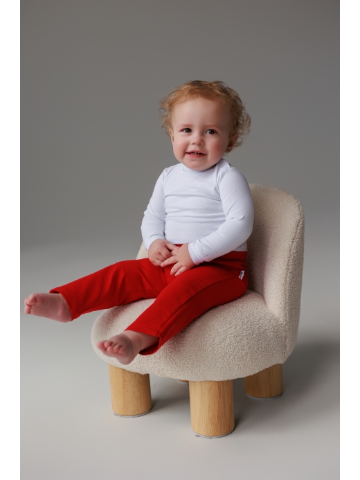  Pantaloni (62 - 92 cm) ( Roșu 2 ani / 92 cm)