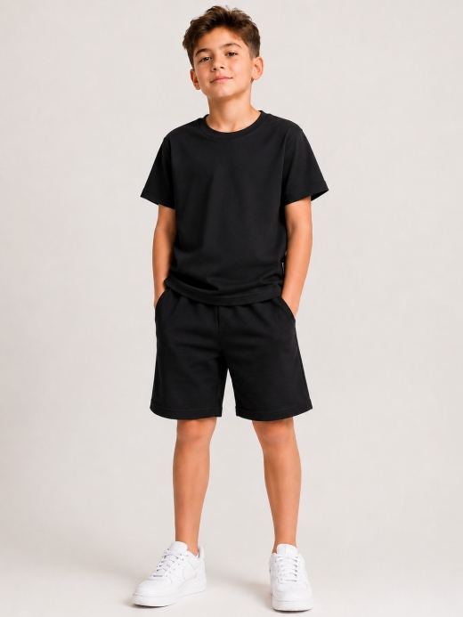  Set 2 piese (7-12 ani)  ( Negru 8 ani / 128 cm)