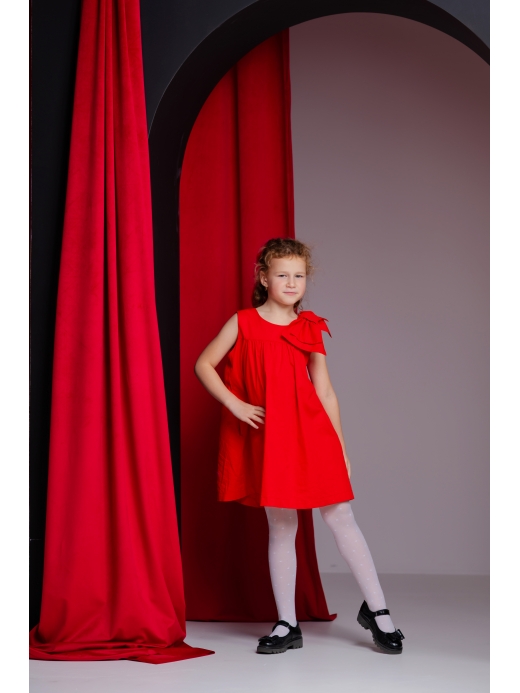  Rochie (2-8 ani) ( Roșu 4 ani / 104 cm)