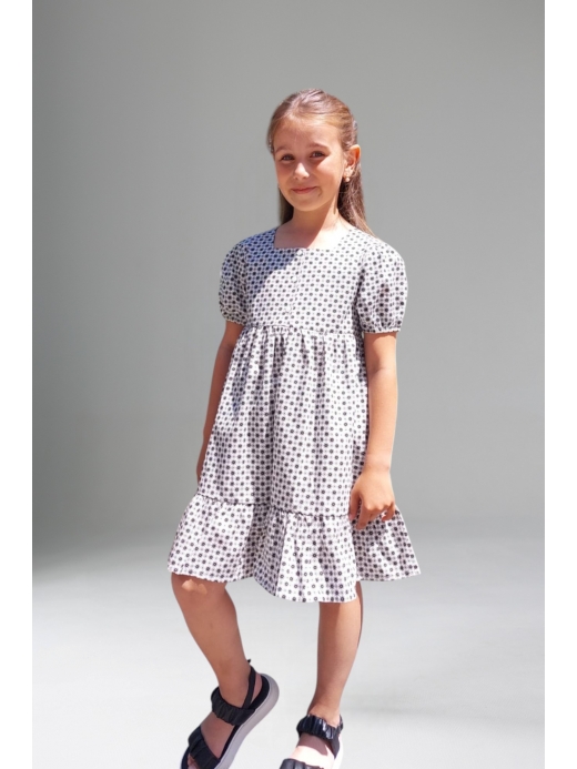  Rochie (7-12 ani) ( Crem 12 ani / 152 cm)