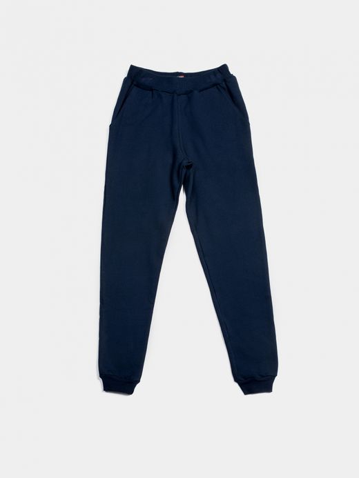  Pantaloni flaușați la interior. ( Albastru închis 8 ani / 128 cm)