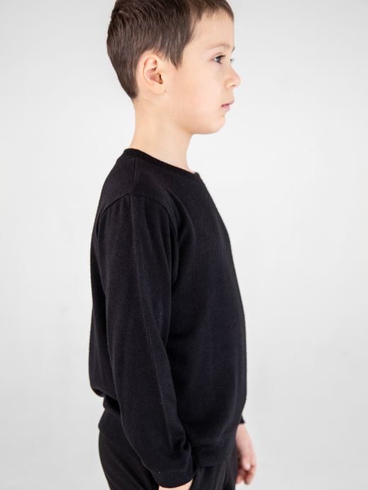 Pulover (2-8 ani) ( Negru 5 ani / 110 cm)