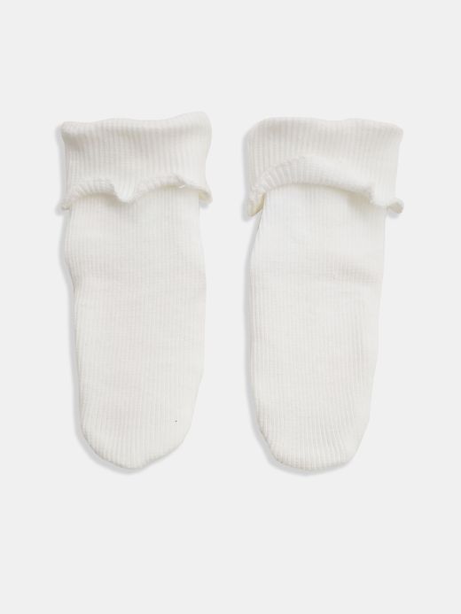  Ciorapi bebeluș ( Crem 0 luni / 50 cm)