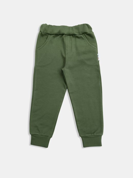  Pantaloni flaușați la interior ( Verde 2 ani / 92 cm)