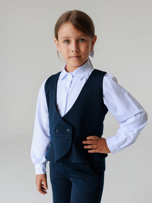  Vest (9-12 years) ( Albastru închis 10 ani / 140 cm)