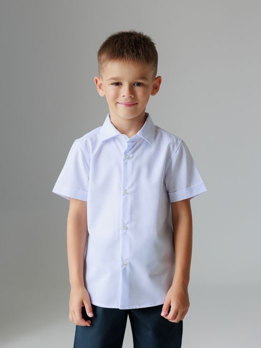  White short-sleeve shirt (ages 7-12)