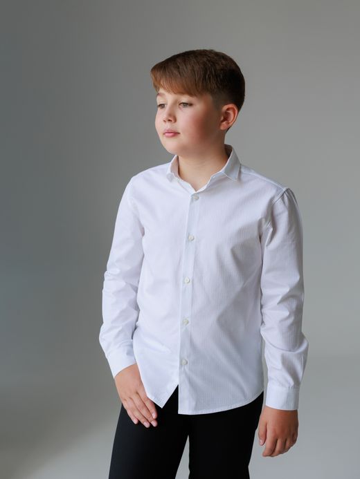  Textured Long Sleeve Shirt (7-12 years)