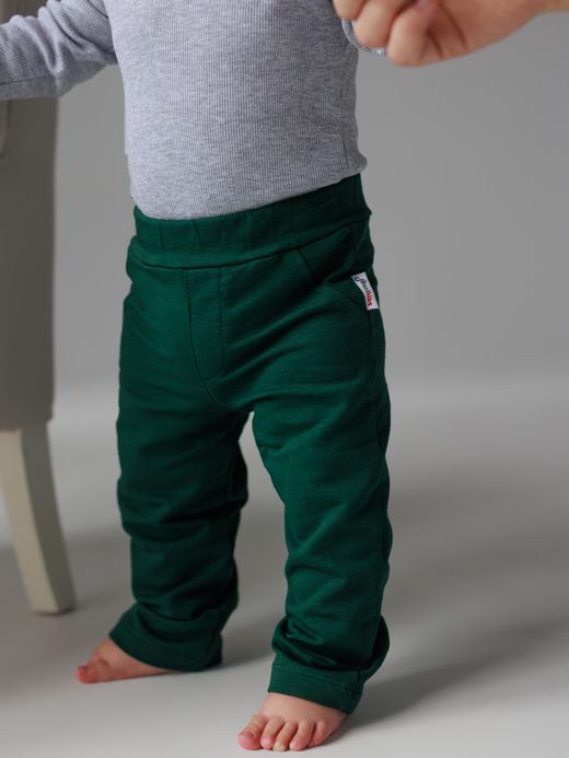  Pantaloni (62 - 92 cm) ( Verde 3 luni / 62 cm)