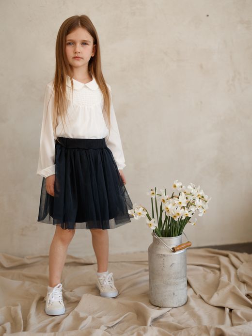  Fustă TuTu  (1-8 ani) ( Negru 7-8 ani (122-128 cm))