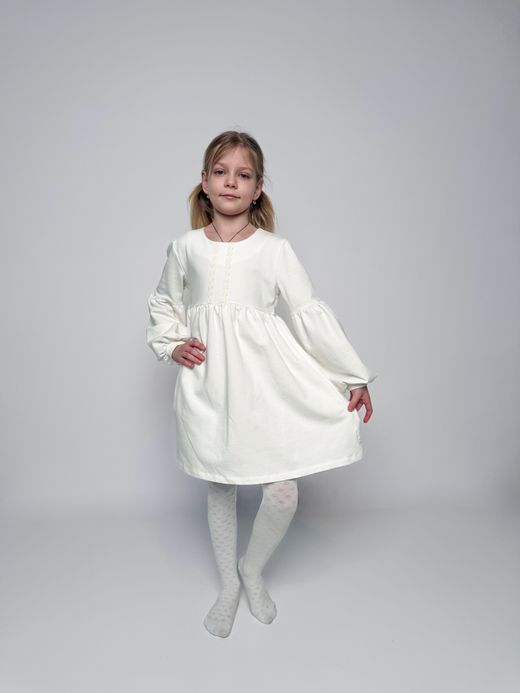  Dress (2-8 years) ( Crem 4 ani / 104 cm)