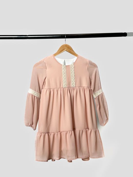  Платье (3 - 8 лет ) ( Pudra 7 ani / 122 cm)