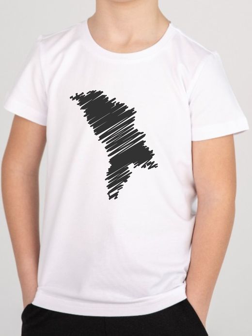  Tricou cu imprimeu MOLDOVA