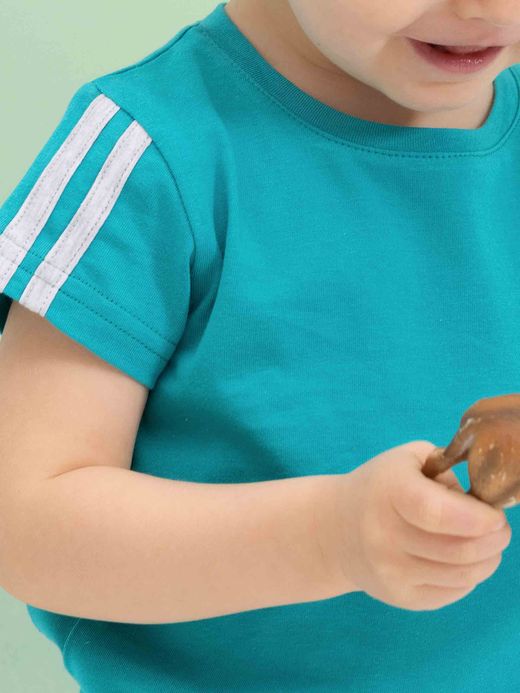  Tricou mânecă scurtă (1-8 ani) ( Turquoise 8 ani / 128 cm)